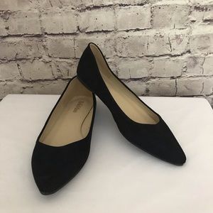 Bella Marie - Angie Black Suede Flat, size 9